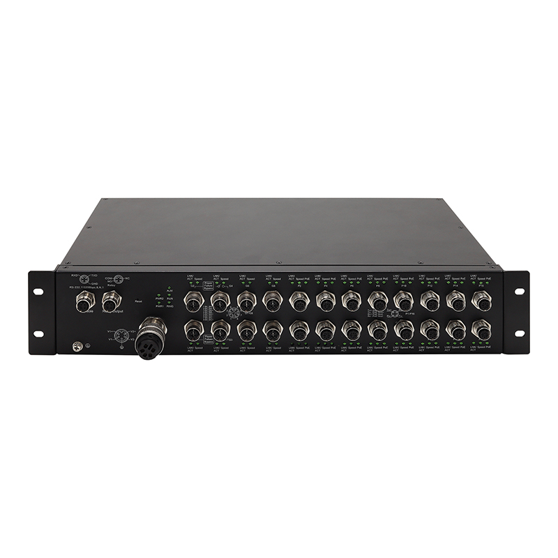 M12工業(yè)級2U機(jī)架式以太網(wǎng)交換機(jī)