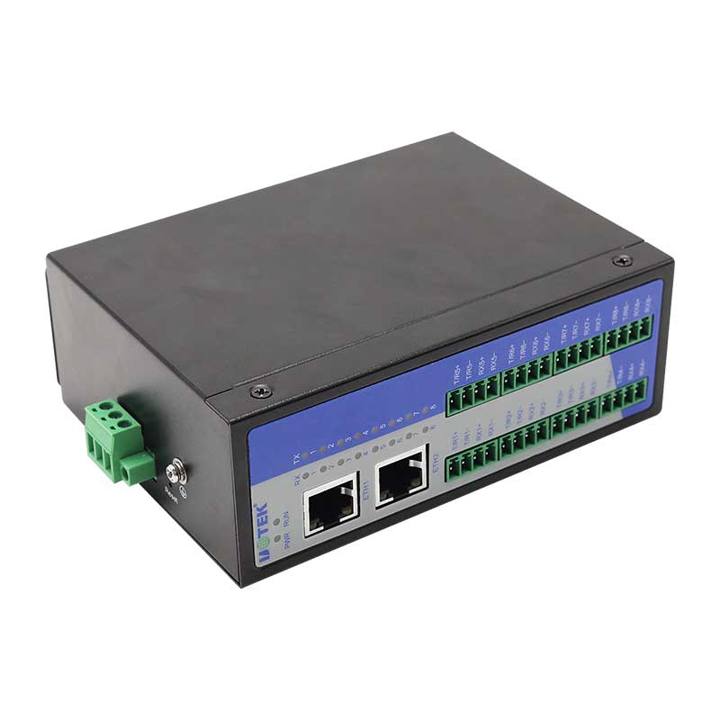 導軌式8口隔離型Modbus網(wǎng)關