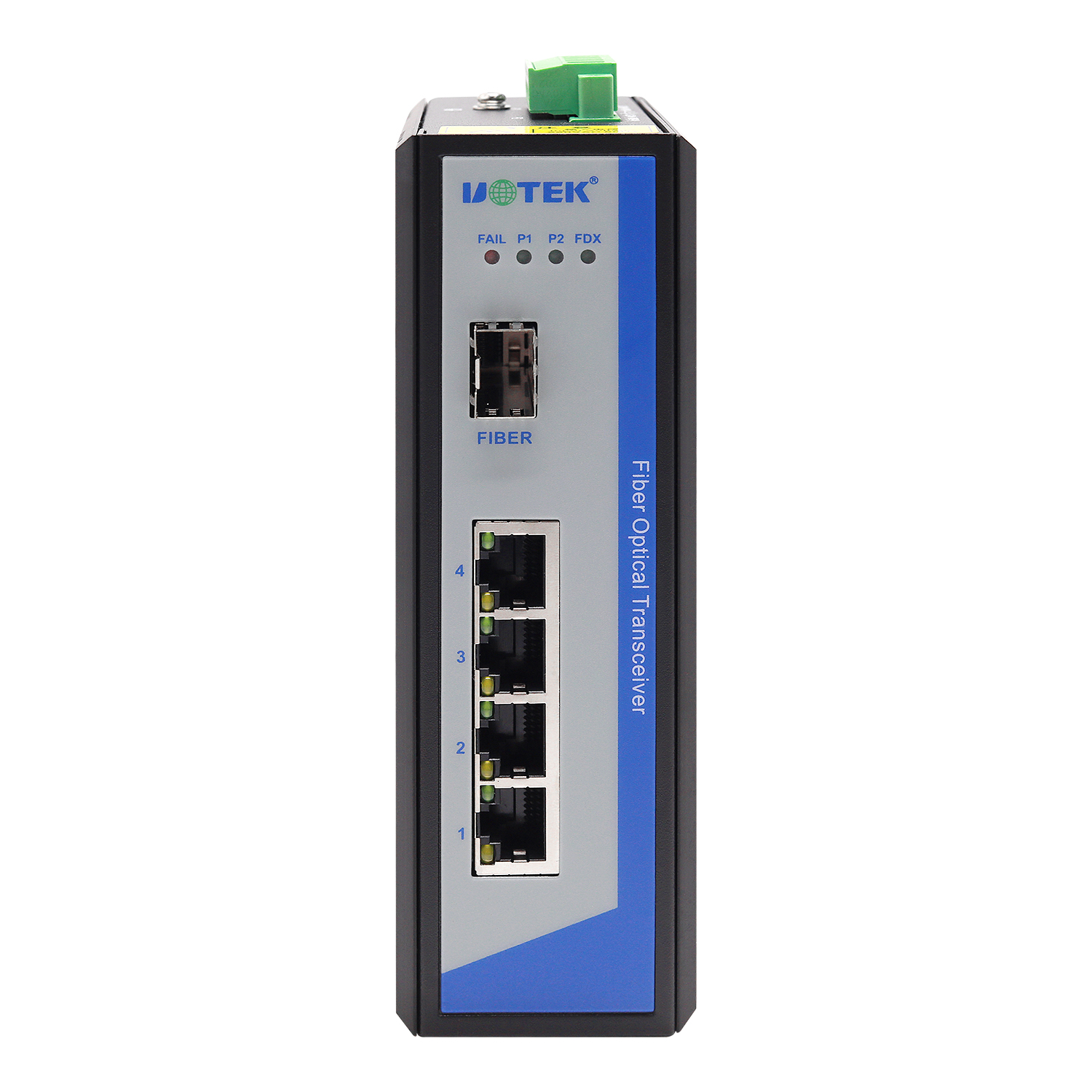 4口千兆光纖收發器