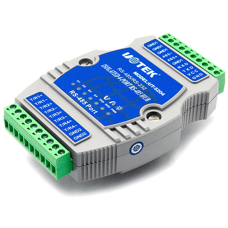 RS-2325轉(zhuǎn)RS-485導(dǎo)軌式集線器