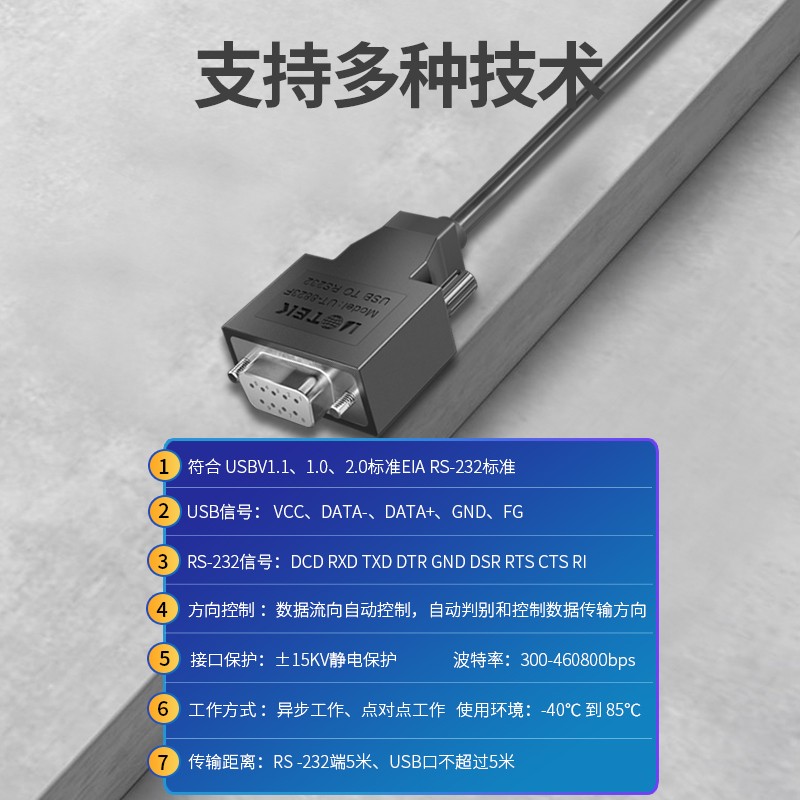 USB轉RS-232 轉換器